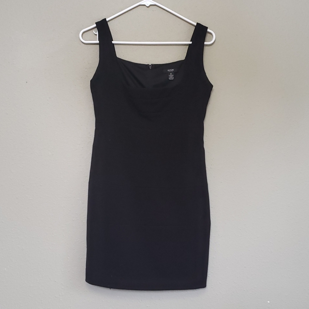 Black cocktail dress